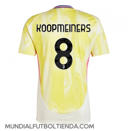 Camiseta Juventus Teun Koopmeiners #8 Segunda Equipación Replica 2024-25 mangas cortas